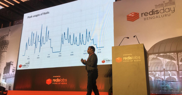 Our CTO giving back to the Redis community at Bangalore 2020