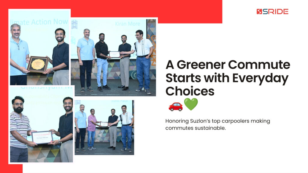 Suzlon x sRide: Honouring the Champions of Sustainable Commuting on World Environment Day