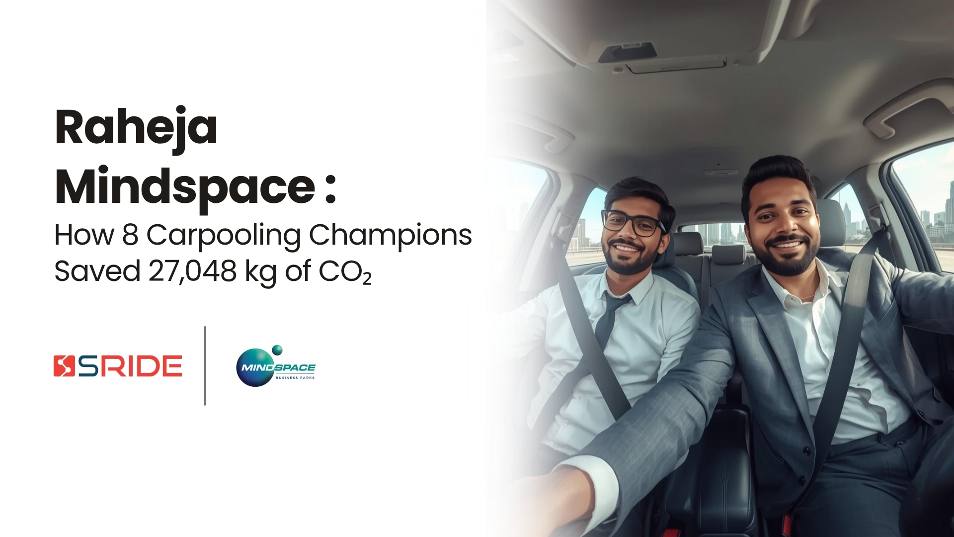 Raheja Mindspace’s Carpooling Leaders — Inspiring 1,00,000 Professionals, One Shared Ride at a Time